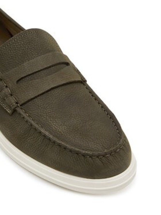 Tommy Hilfiger Mokasyny Nubuck P Loafer FM0FM05350 Khaki