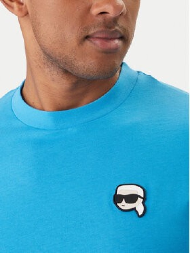 KARL LAGERFELD T-Shirt 755710 562224 Niebieski Regular Fit