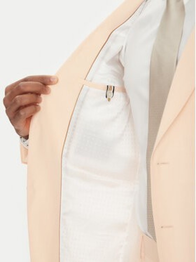 BOSS Garnitur H-Huge 50540759 Pomarańczowy Slim Fit