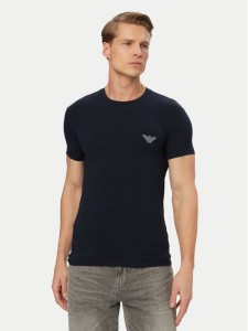 Emporio Armani Underwear T-Shirt EM000375 AF18890 UB102 Niebieski Slim Fit