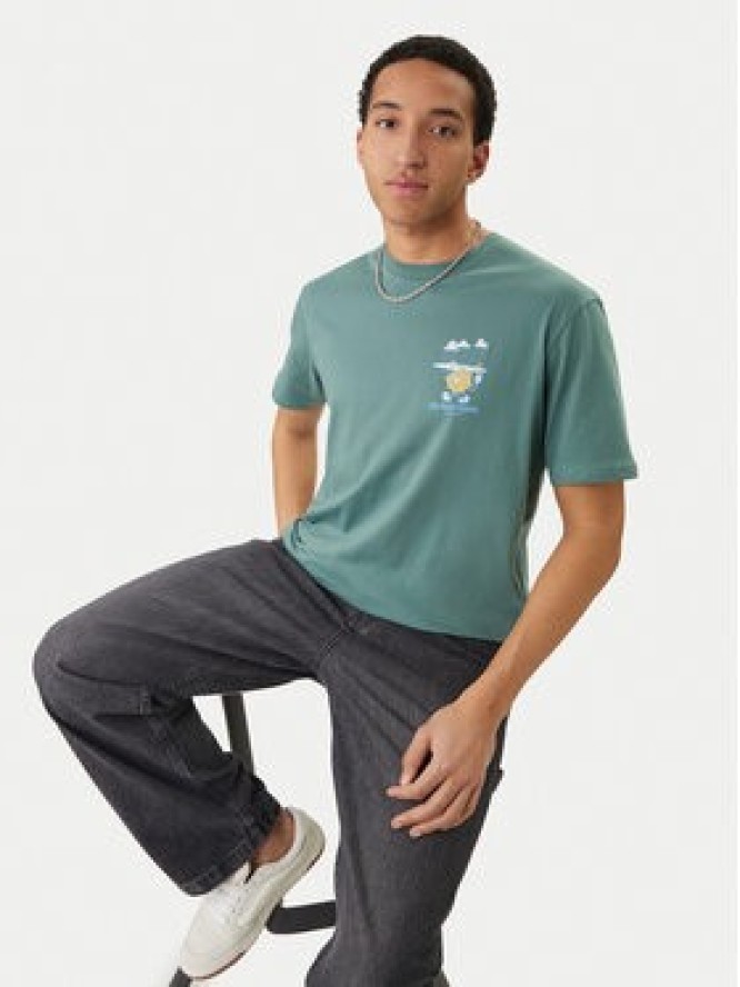 Billabong T-Shirt Gimmicks EBYZT00363 Zielony Regular Fit