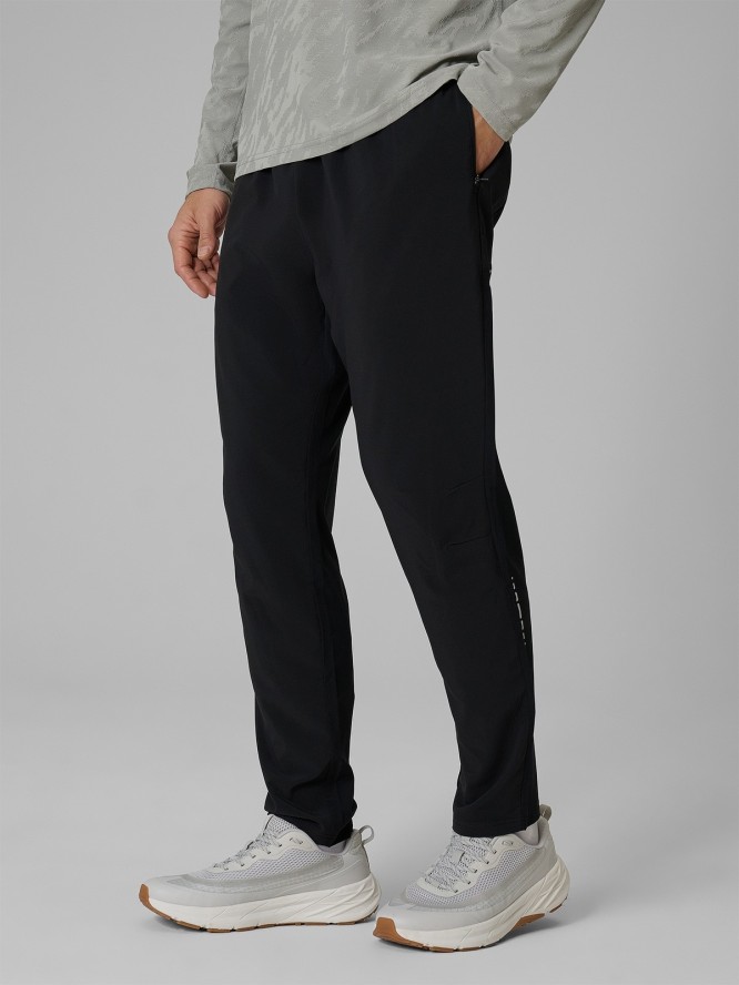 4F Spodnie do biegania szybkoschnące męskie - czarne M