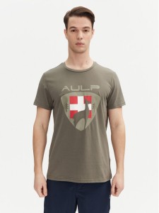 Aulp T-Shirt Roque Khaki Regular Fit