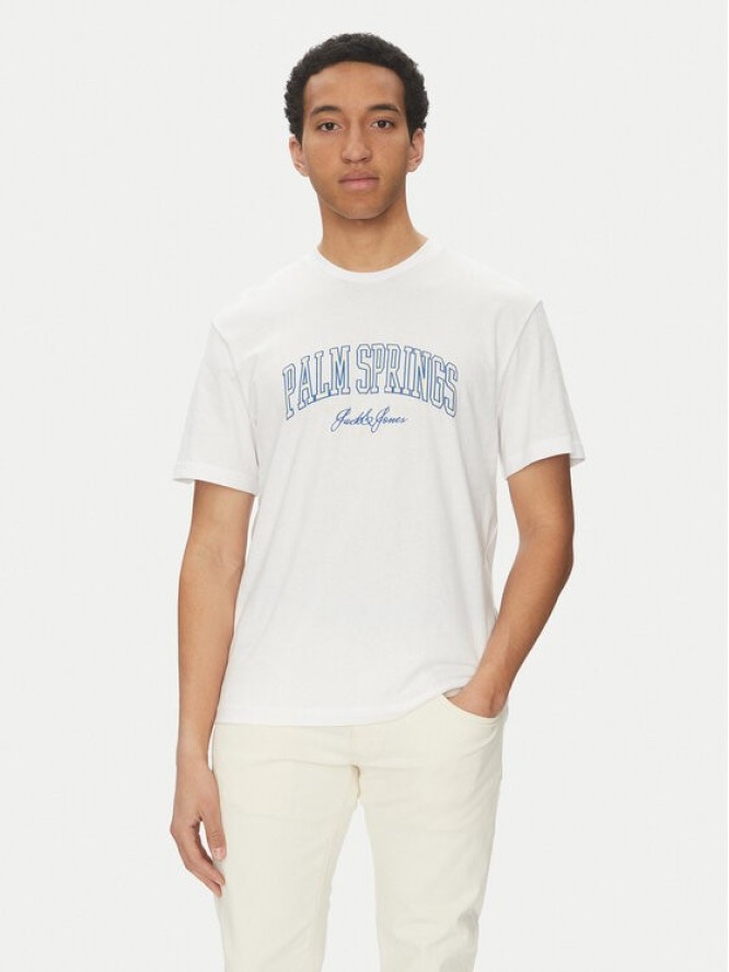 Jack & Jones T-Shirt Detroit 12268441 Biały Relaxed Fit