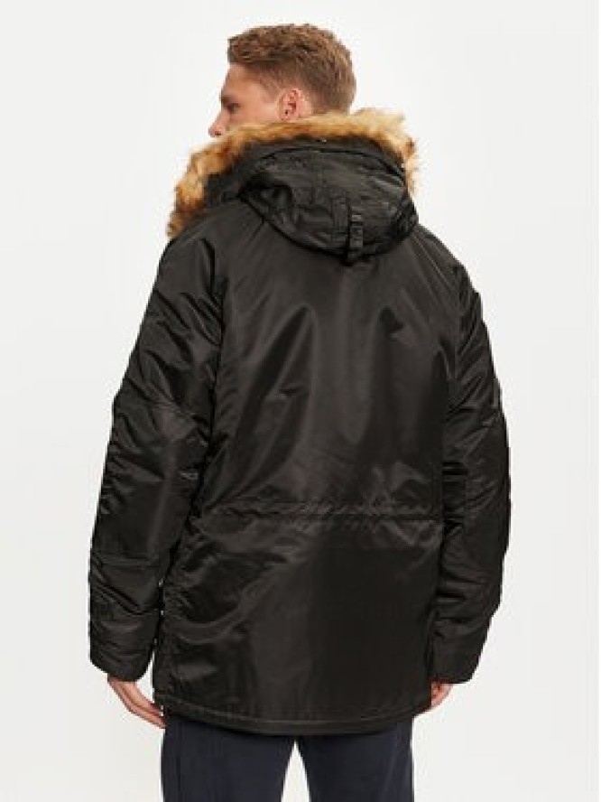 Alpha Industries Kurtka zimowa 103141 Czarny Regular Fit