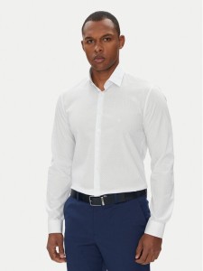Calvin Klein Koszula K10K114299 Biały Slim Fit