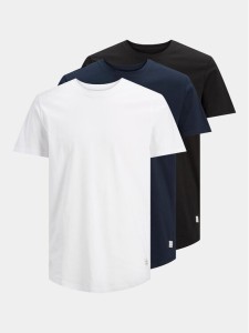 Jack & Jones Komplet t-shirtów Noa 12191765 Biały Regular Fit