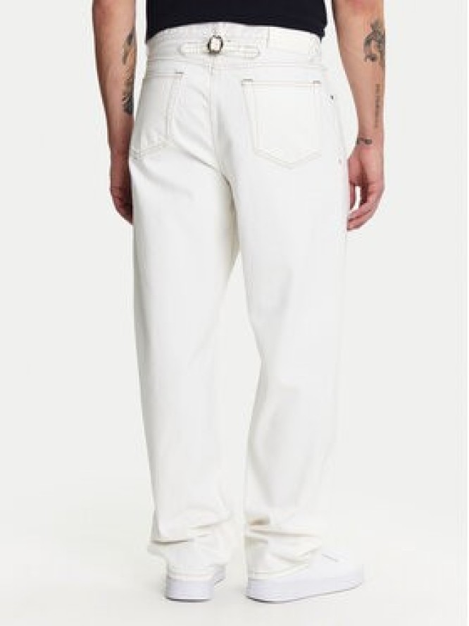 Tommy Hilfiger Jeansy F1 Movie MW0MW41381 Écru Loose Fit