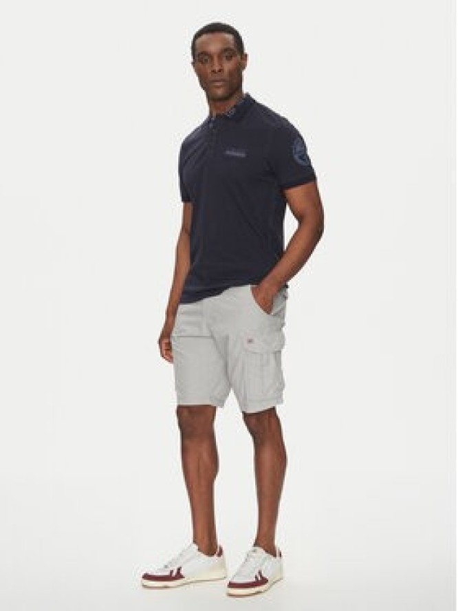 Napapijri Szorty materiałowe Noto 2.0 NP0A4HOQ Szary Regular Fit