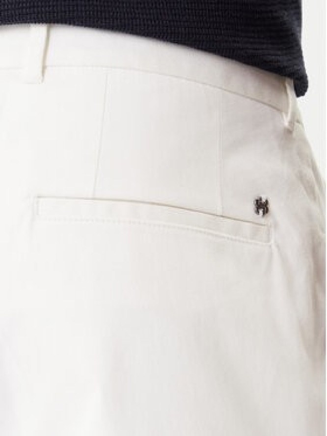 BOSS Spodnie materiałowe C-Genius 50555035 Biały Regular Fit