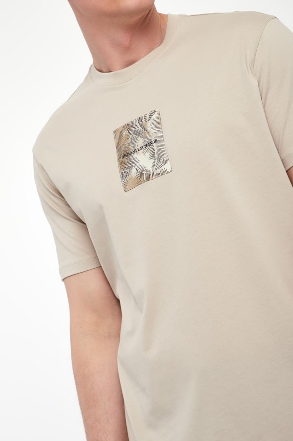 T-shirt męski z logo ARMANI EXCHANGE
