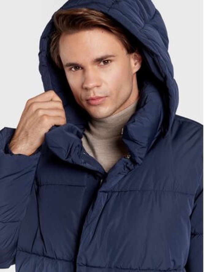 Trussardi Kurtka zimowa Memory 52S00742 Granatowy Regular Fit