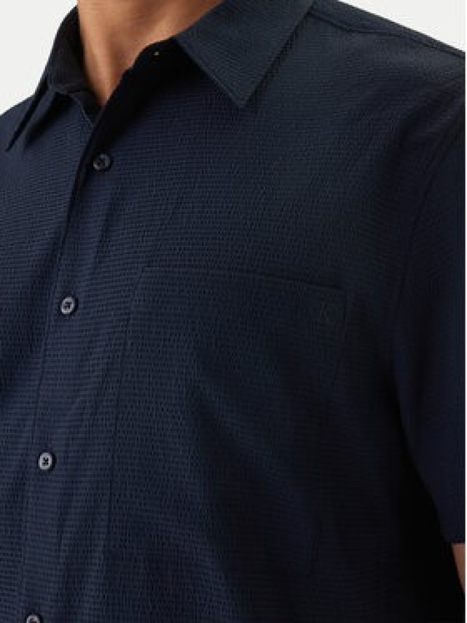 Calvin Klein Koszula LV04LF109G Granatowy Classic Fit