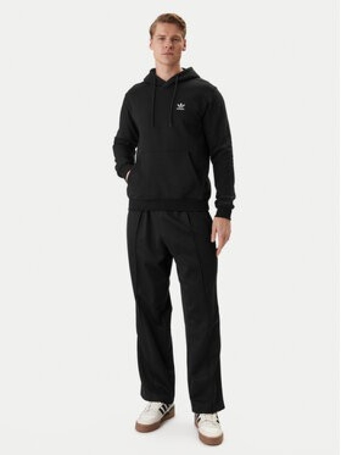 adidas Bluza Trefoil Essentials IY4930 Czarny Regular Fit