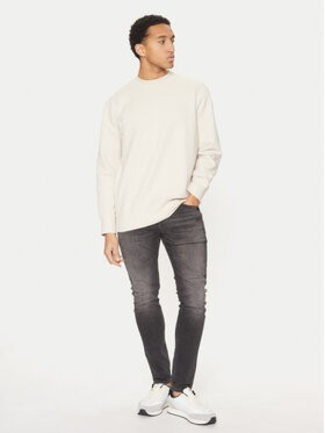 Calvin Klein Jeans Bluza Interlock J30J326754 Écru Regular Fit