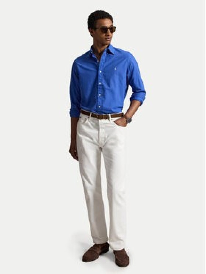 Polo Ralph Lauren Koszula 710805564512 Niebieski Regular Fit