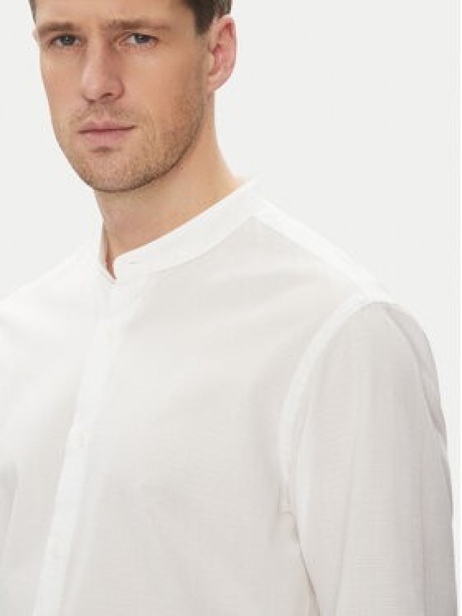 BOSS Koszula H-Joe-Standup-252 50539209 Biały Regular Fit