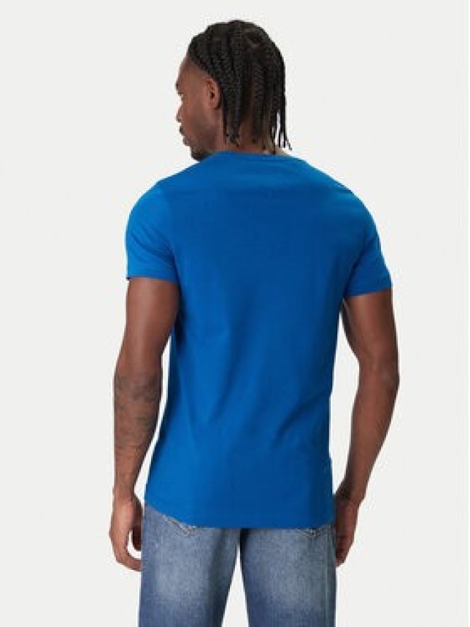 Tommy Hilfiger T-Shirt MW0MW10800 Niebieski Slim Fit