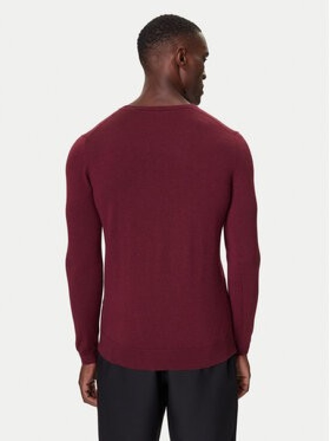 KARL LAGERFELD Sweter 655000 554399 Bordowy Slim Fit