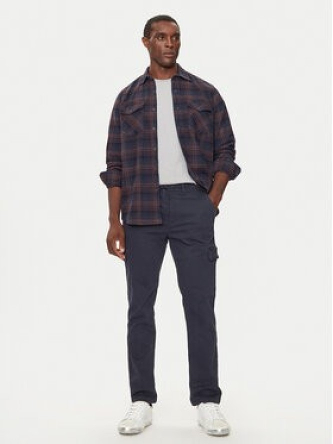 Pepe Jeans Spodnie materiałowe PM211725 Niebieski Slim Fit