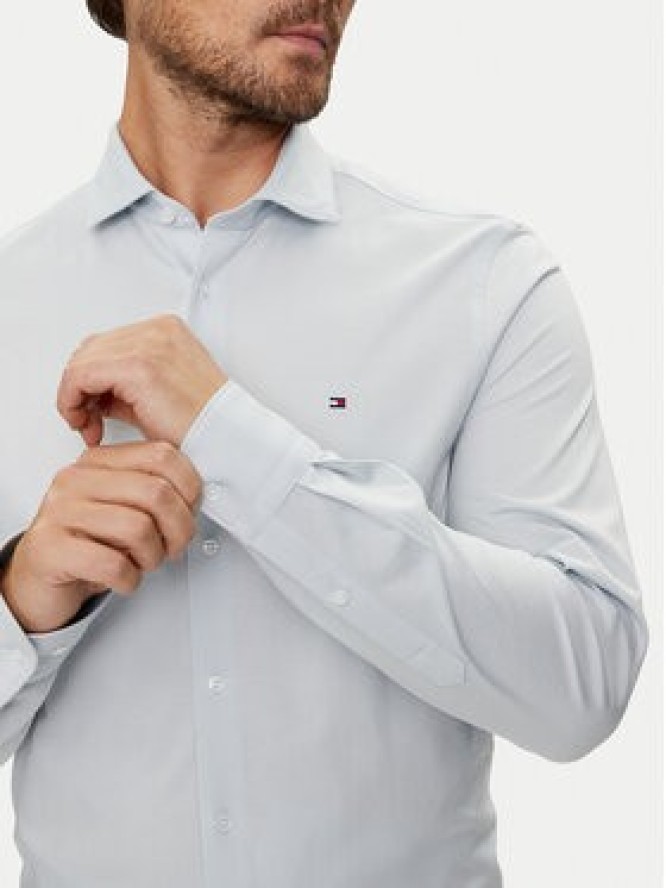 Tommy Hilfiger Koszula MW0MW35805 Błękitny Slim Fit