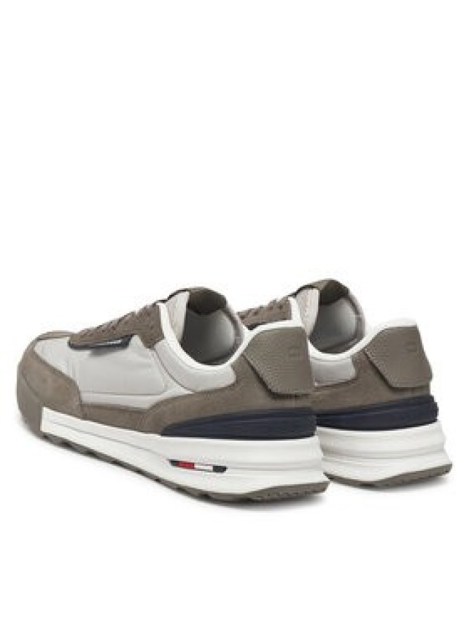 Tommy Hilfiger Sneakersy Retro Runner Nylon Mix FM0FM05523 Beżowy