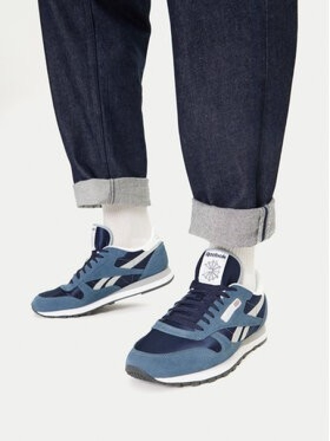 Reebok Sneakersy EO-CLASSIC LEATHER 100230514 Granatowy