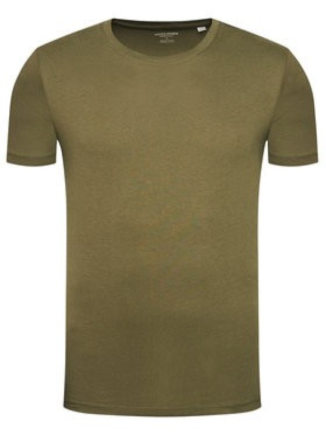 Jack & Jones T-Shirt Orrganic Basic 12156101 Zielony Slim Fit