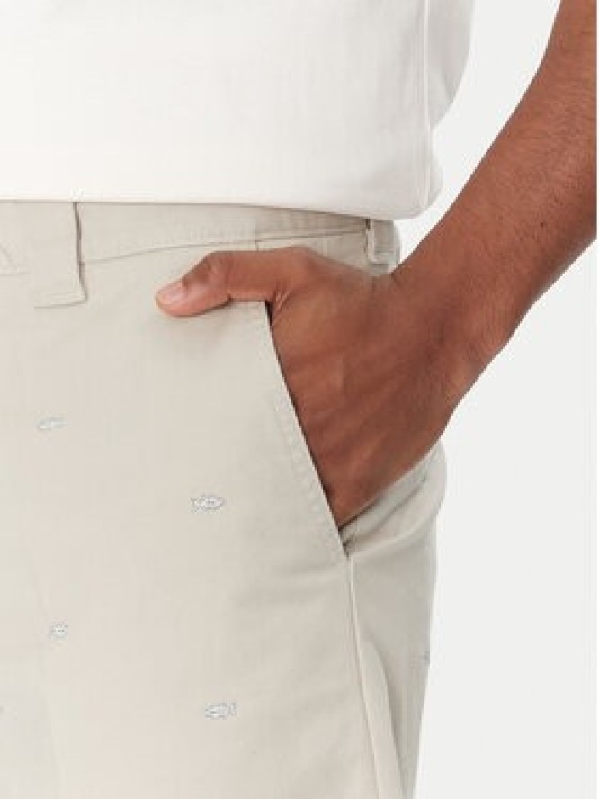 BOSS Szorty materiałowe Chino-Straight-S 50539161 Beżowy Regular Fit