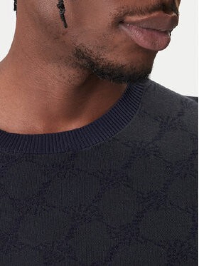 JOOP! Sweter 13Ravorono 10100436 30102137 Granatowy Regular Fit