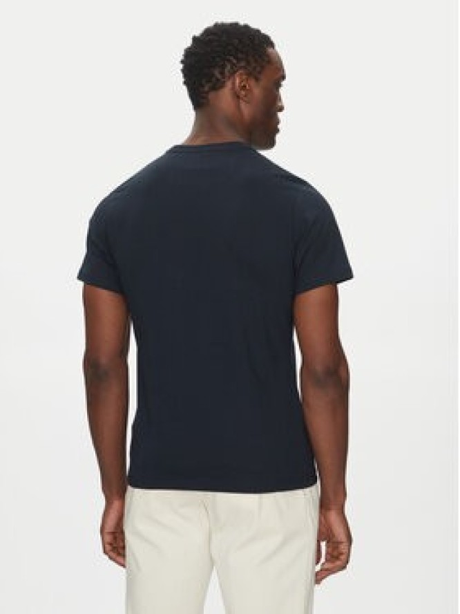 Barbour T-Shirt Essential Sports MTS0331NY91 Granatowy Tailored Fit