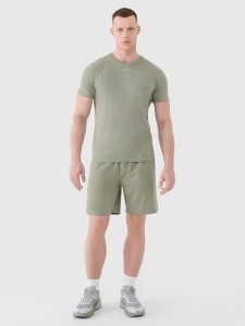 4F Spodenki treningowe szybkoschnące męskie - khaki L