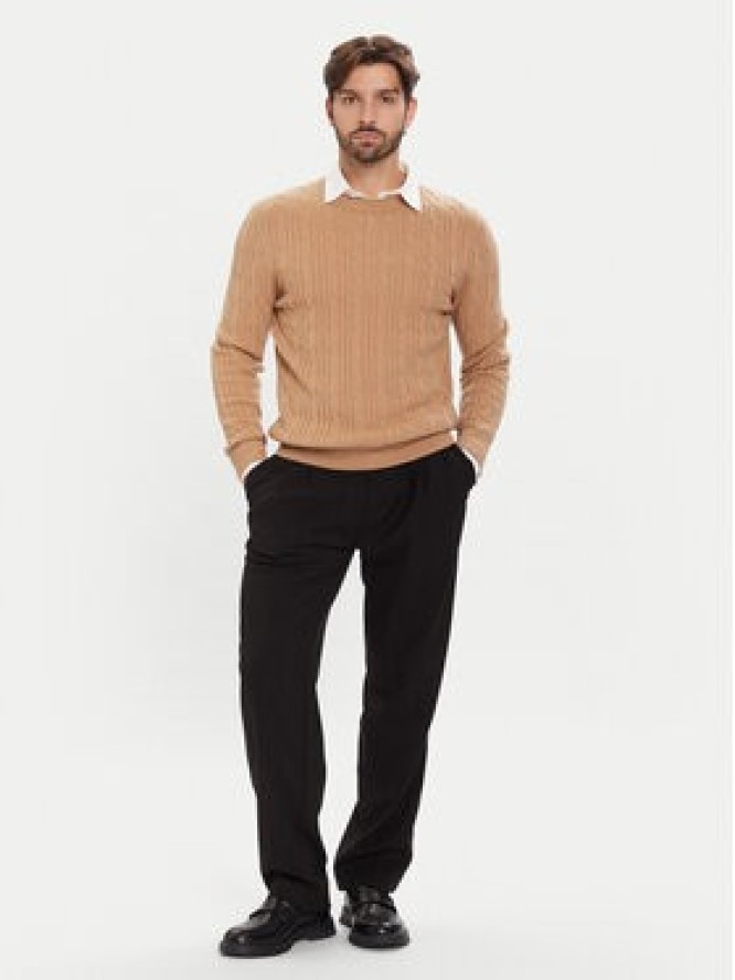 BOSS Sweter H-Hetico 50549975 Beżowy Regular Fit