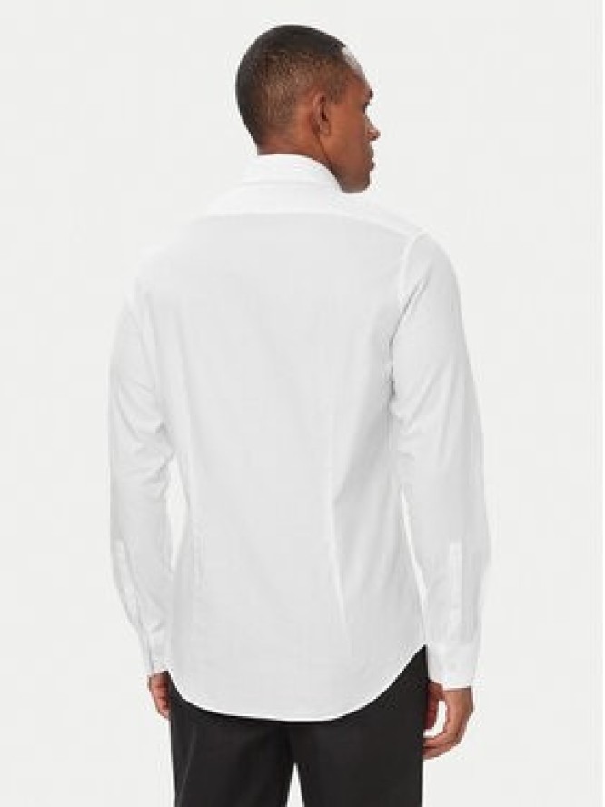 Calvin Klein Koszula LV019EU120 Biały Slim Fit