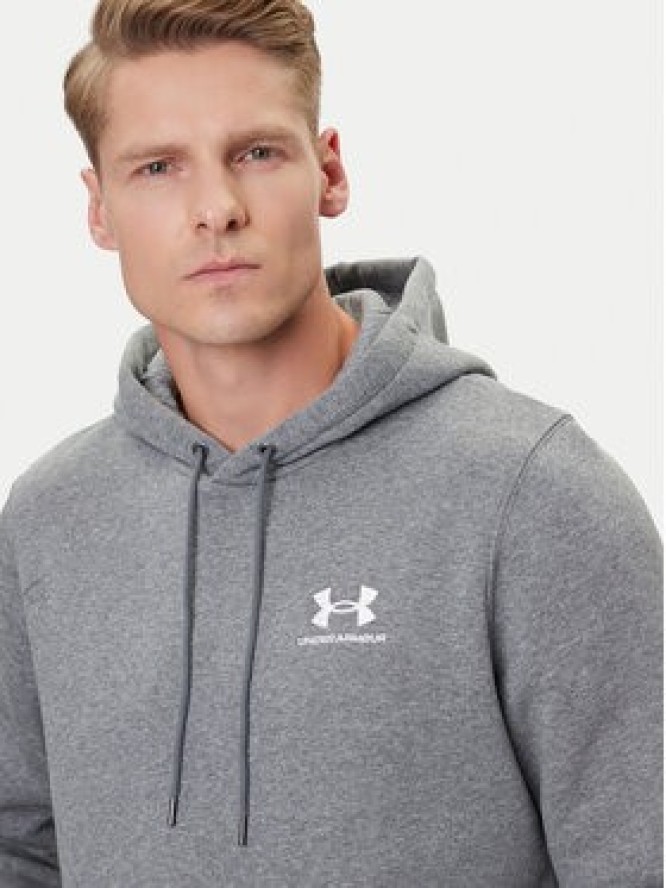 Under Armour Bluza UA Essential Fleece Hoodie 1373880 Szary Regular Fit
