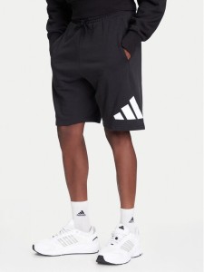 adidas Szorty sportowe Essentials Big Logo JE8956 Czarny Regular Fit