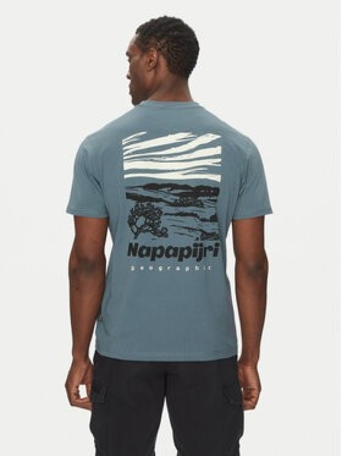 Napapijri T-Shirt S-Vignoni NP0A4ILX Niebieski Regular Fit