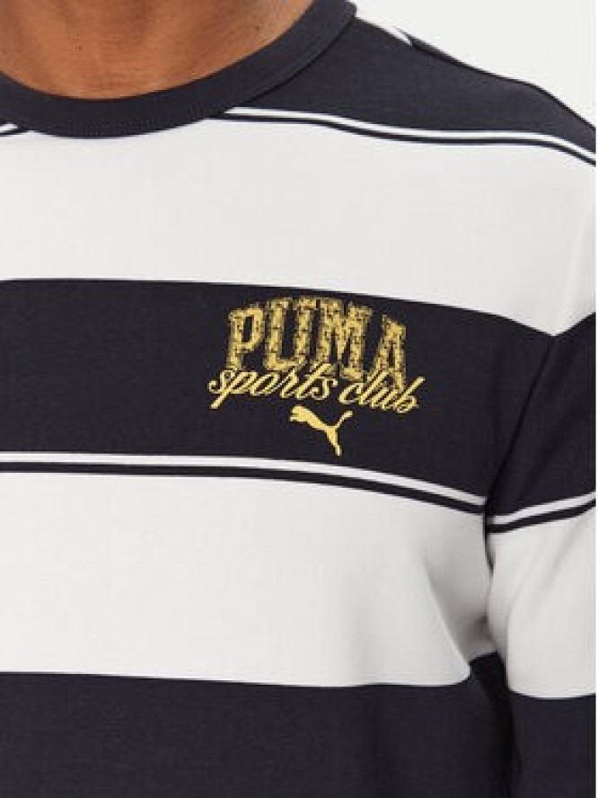 Puma Bluza Class Striped 684647 Granatowy Regular Fit
