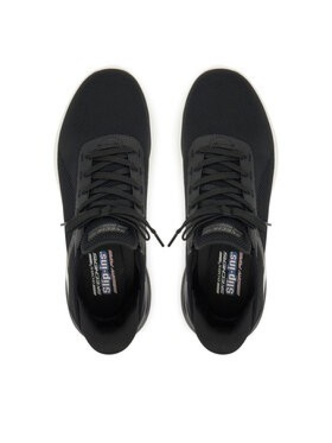 Skechers Sneakersy Bobs Arc Waves 2.0- 118317/BLK Czarny