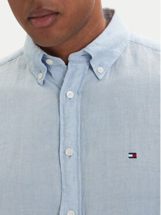 Tommy Hilfiger Koszula MW0MW41530 Niebieski jasny Regular Fit