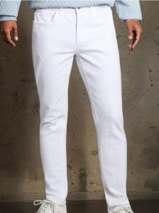 Jeansy slim - biały