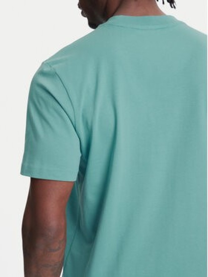 adidas T-Shirt Essentials Linear JX5707 Turkusowy Regular Fit