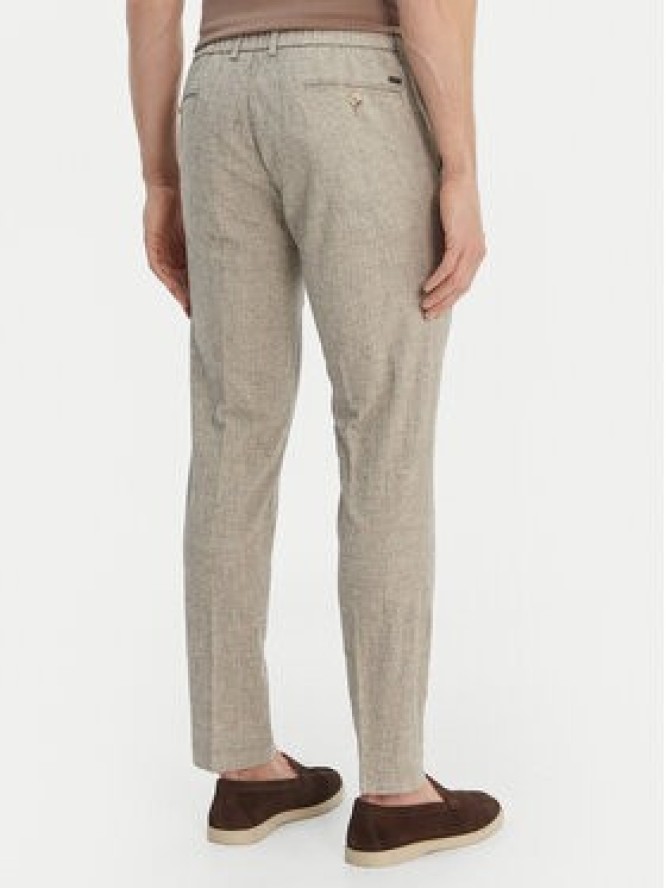 Bugatti Chinosy 1950-16210E Beżowy Slim Fit