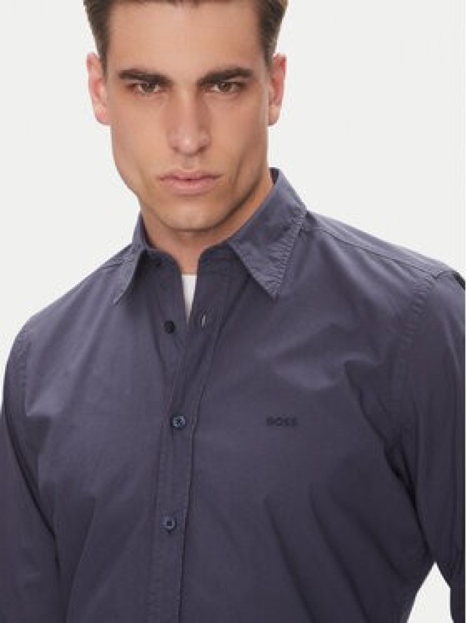 Boss Koszula Relegant 50518304 Granatowy Regular Fit