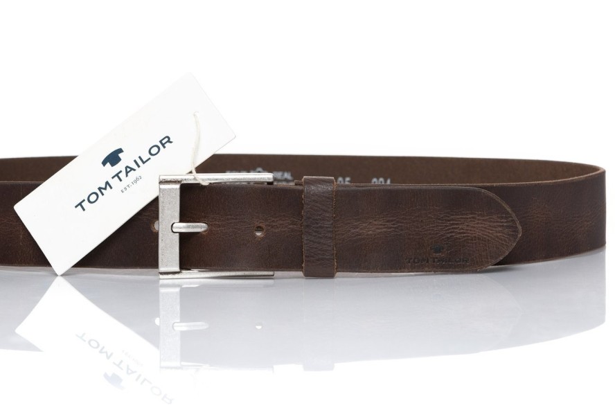 TOM TAILOR PASEK SKÓRZANY SOPO-TT294 0690 40mm Ledergürtel RO