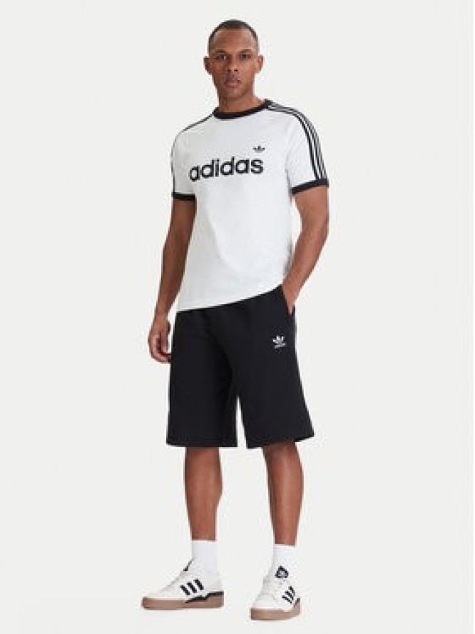 adidas Szorty sportowe Trefoil Essentials JV6054 Czarny Loose Fit
