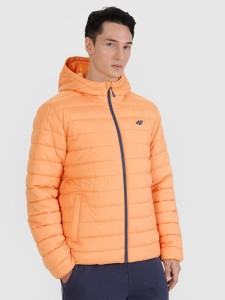 4F Kurtka puchowa z wypełnieniem syntetycznym męska - pomarańczowa XXL