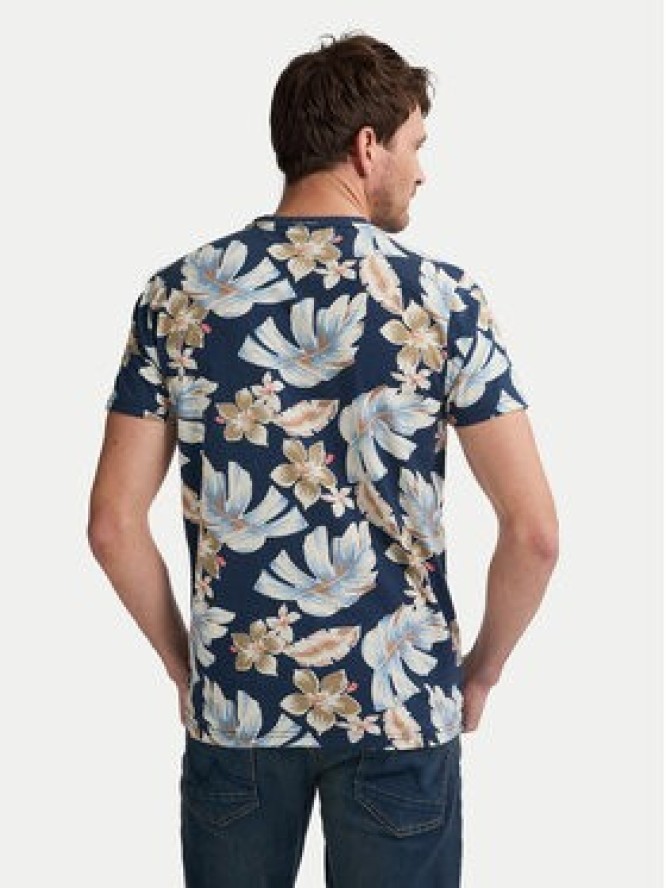 Petrol Industries T-Shirt M-1050-TSR655 Granatowy Regular Fit