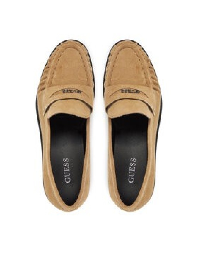Guess Mokasyny FMJOSA SUE14 Beżowy
