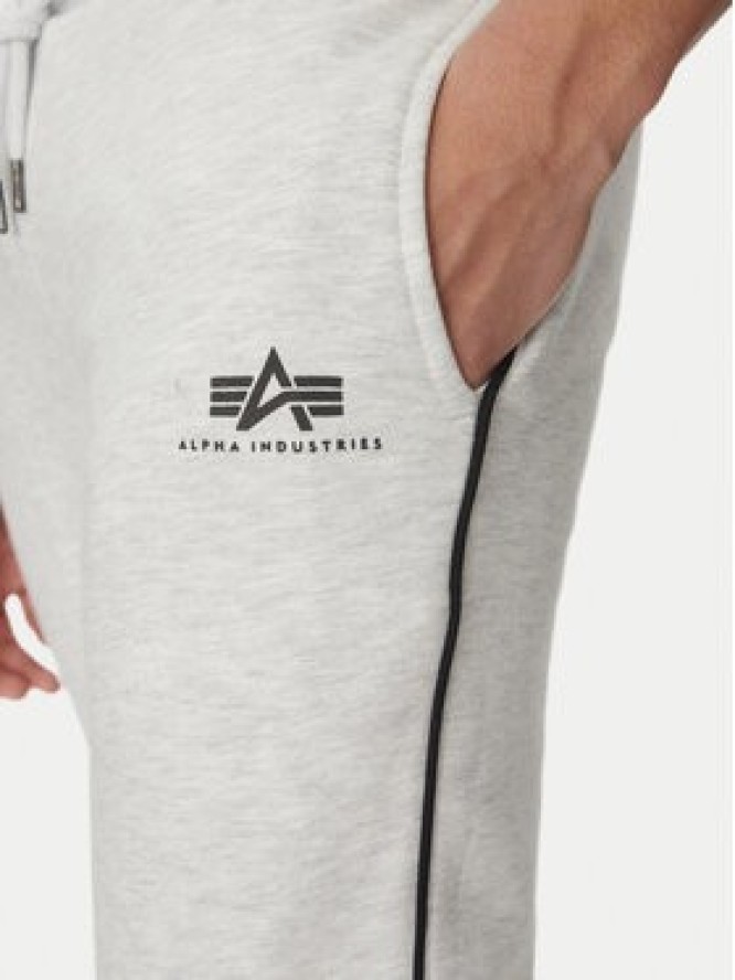 Alpha Industries Spodnie dresowe Small Logo 156374 Szary Regular Fit